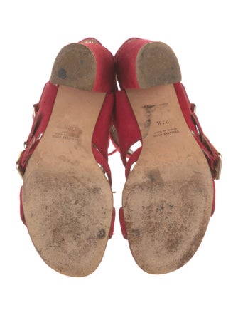 Laurence Dacade Suede Gladiator Sandals