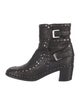 Laurence Dacade Leather Studded Accents Boots