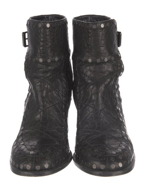Laurence Dacade Leather Studded Accents Boots