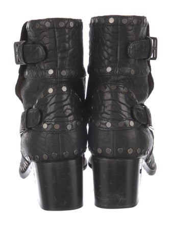 Laurence Dacade Leather Studded Accents Boots