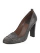 Laurence Dacade Embossed Leather Pumps
