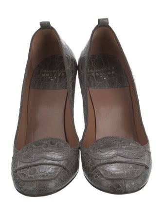 Laurence Dacade Embossed Leather Pumps