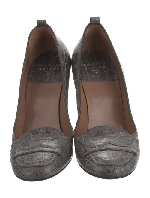 Laurence Dacade Embossed Leather Pumps