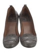 Laurence Dacade Embossed Leather Pumps