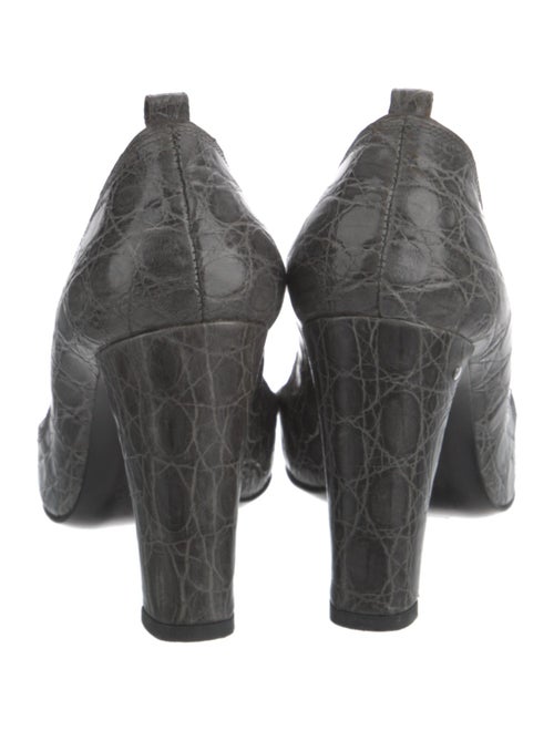 Laurence Dacade Embossed Leather Pumps