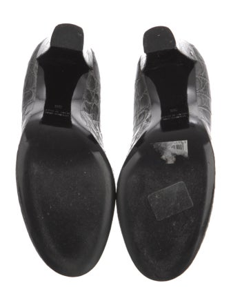 Laurence Dacade Embossed Leather Pumps