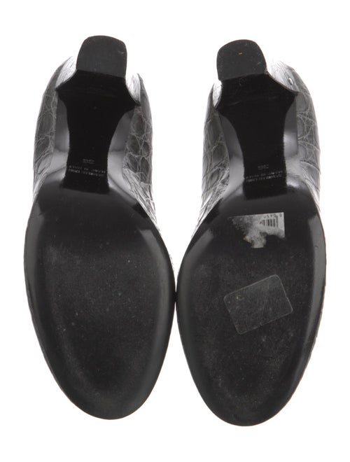 Laurence Dacade Embossed Leather Pumps