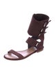 Laurence Dacade Suede Gladiator Sandals