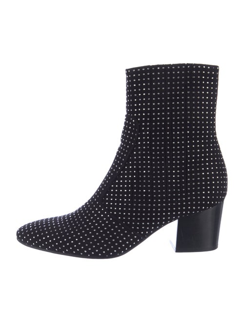 Laurence Dacade Suede Studded Accents Sock Boots