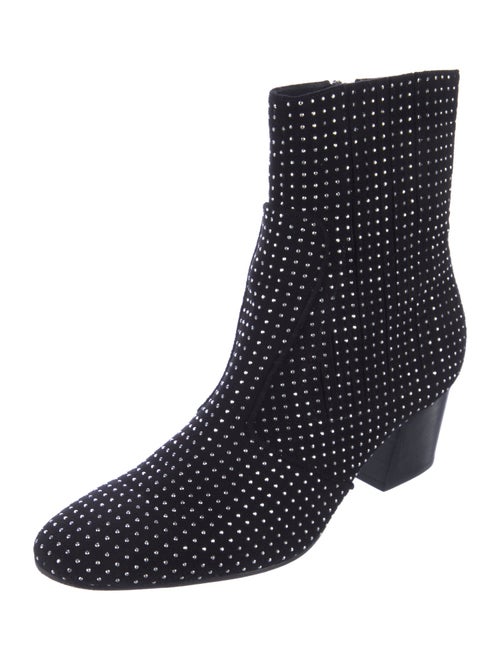 Laurence Dacade Suede Studded Accents Sock Boots