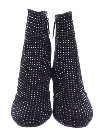 Laurence Dacade Suede Studded Accents Sock Boots