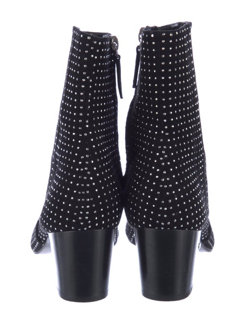 Laurence Dacade Suede Studded Accents Sock Boots
