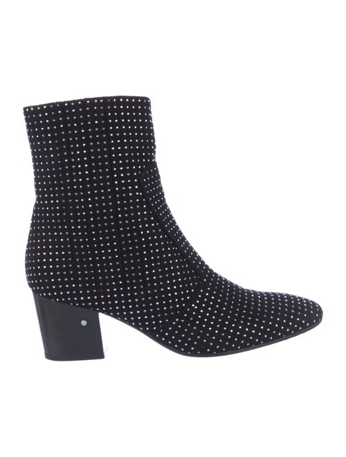 Laurence Dacade Suede Studded Accents Sock Boots