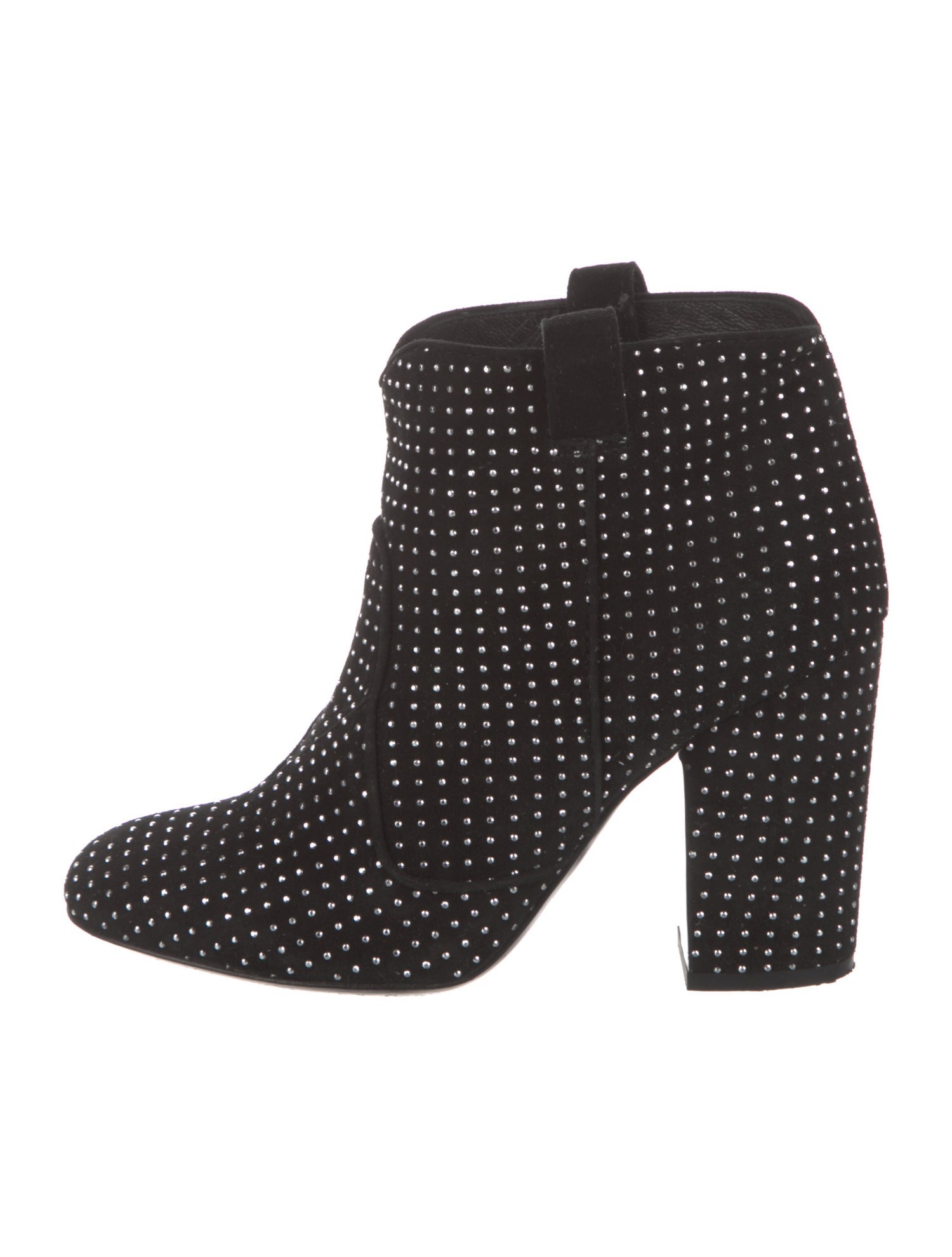 Laurence Dacade Suede Studded Accents Boots