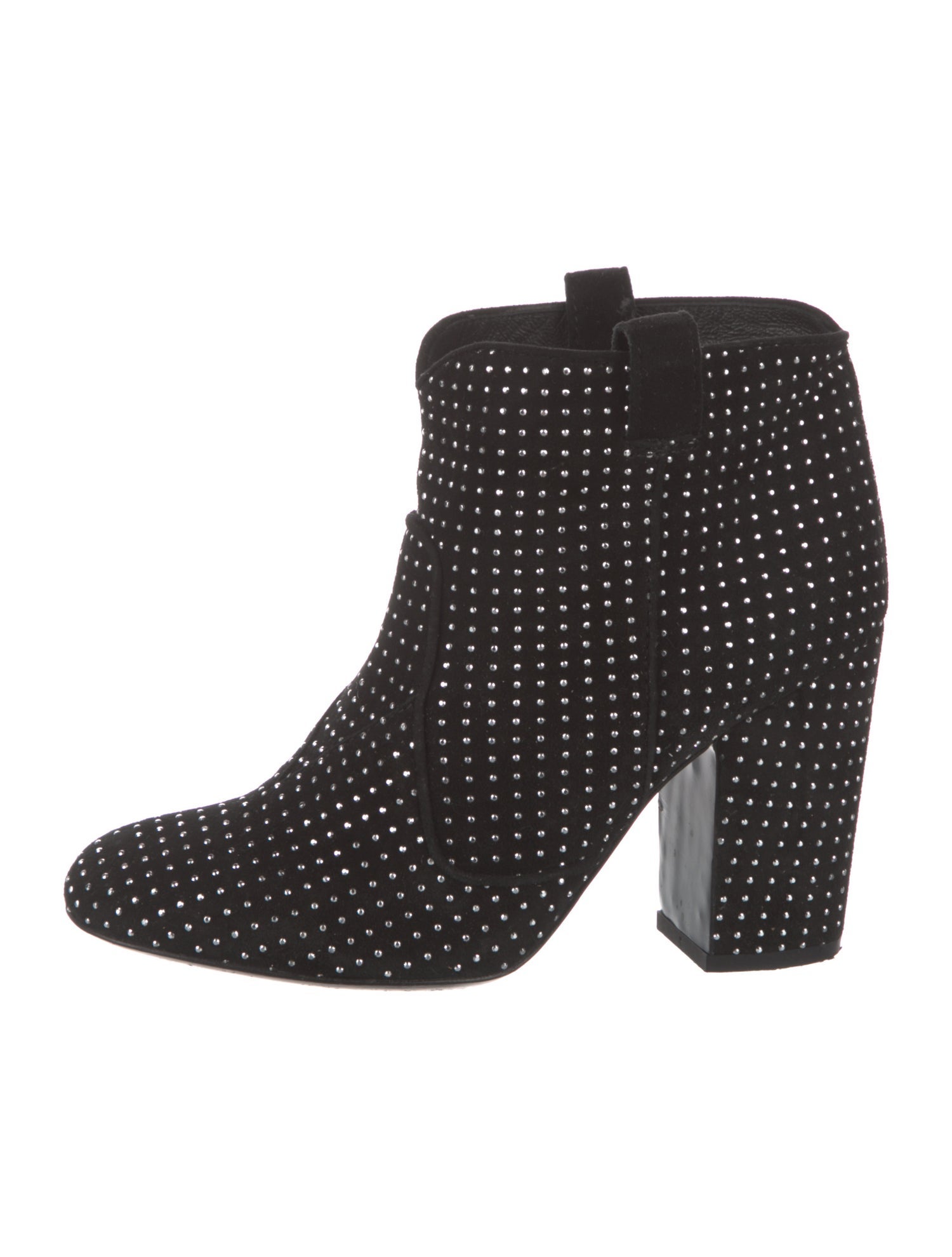 Laurence Dacade Suede Studded Accents Boots