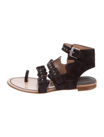 Laurence Dacade Suede Gladiator Sandals