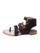 Laurence Dacade Suede Gladiator Sandals