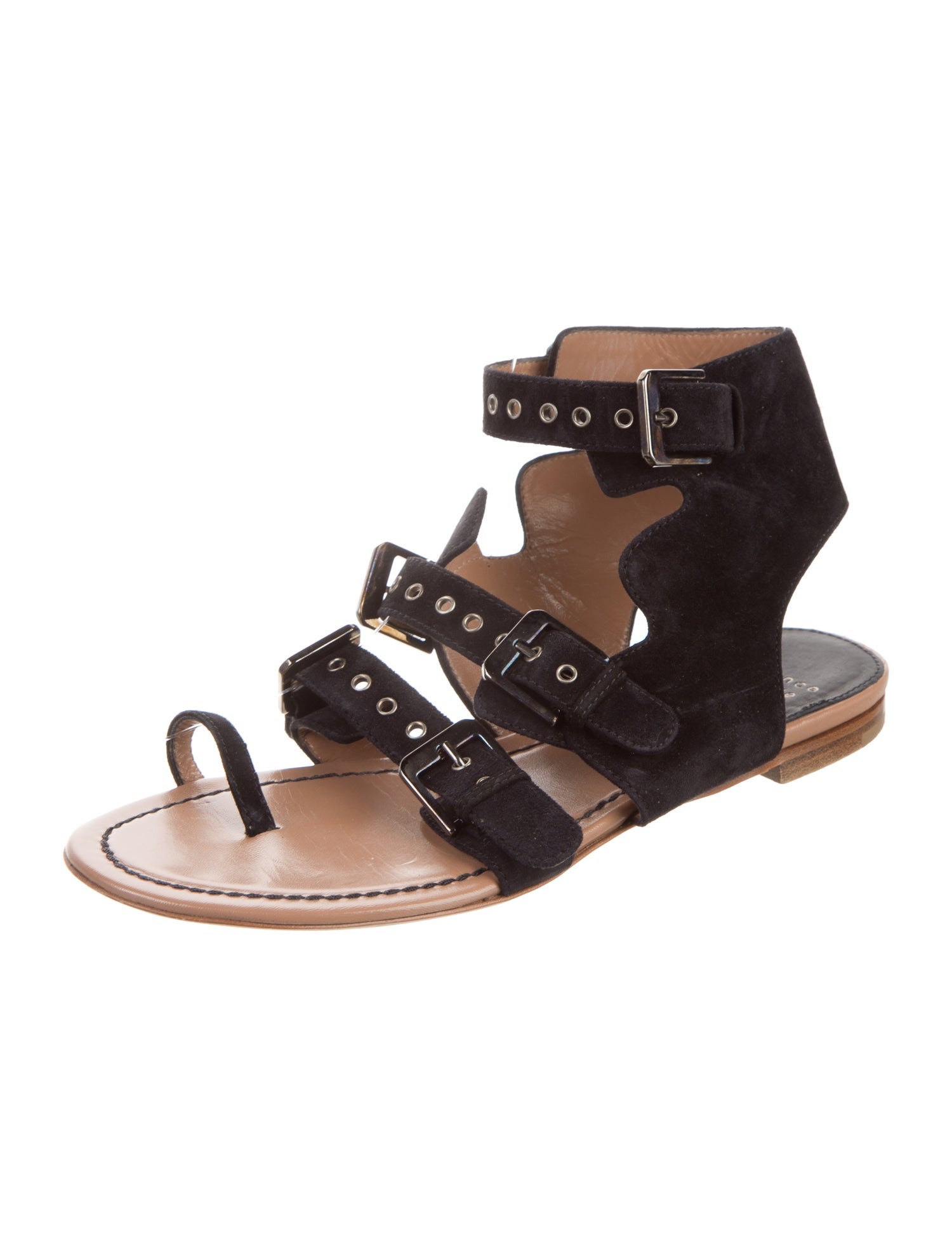Laurence Dacade Suede Gladiator Sandals