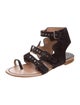 Laurence Dacade Suede Gladiator Sandals