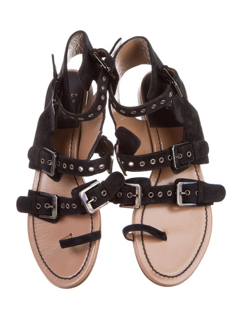 Laurence Dacade Suede Gladiator Sandals