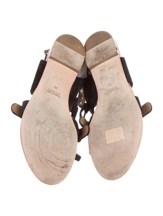 Laurence Dacade Suede Gladiator Sandals