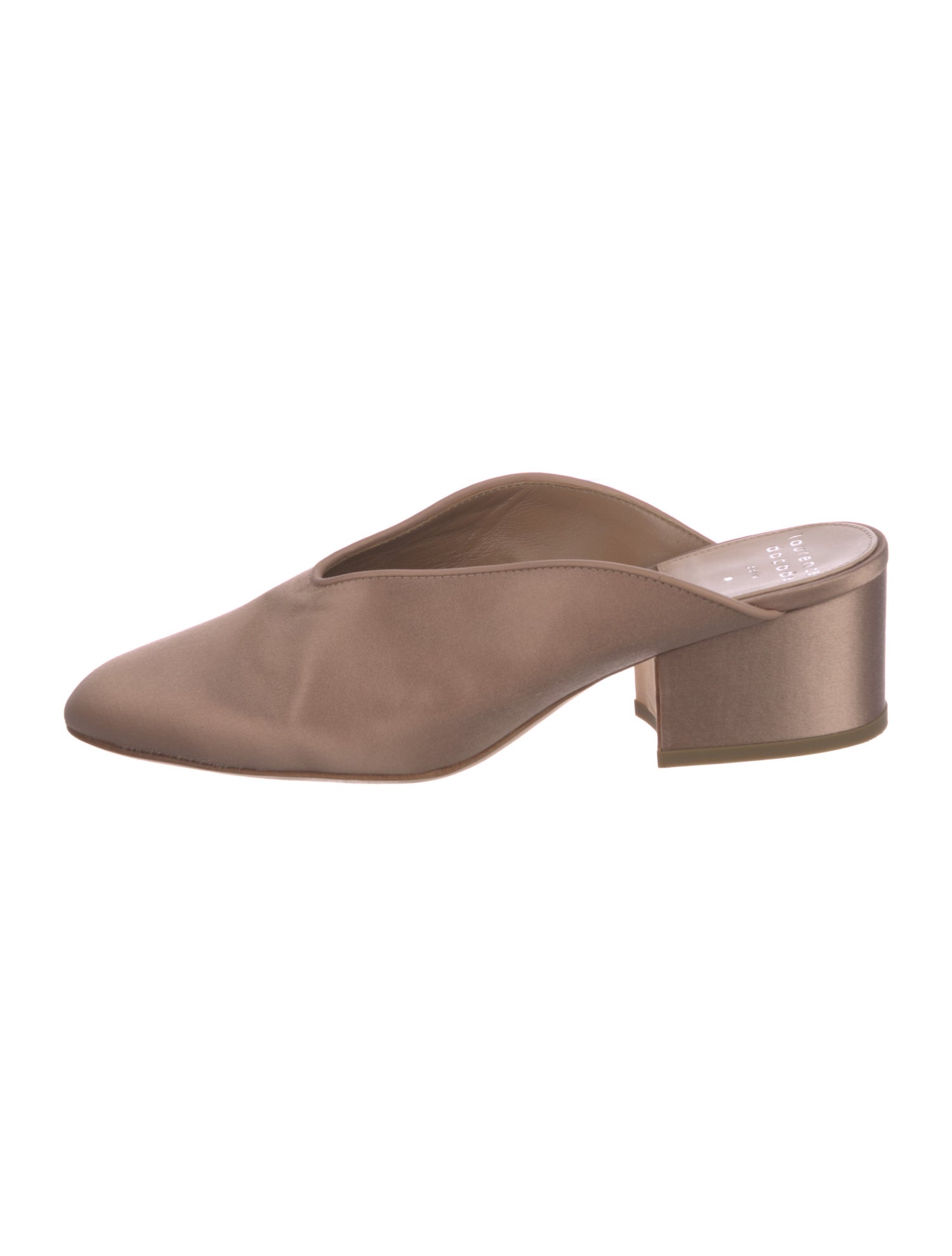 Laurence Dacade Satin Mules