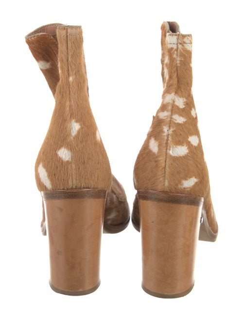 Laurence Dacade Ponyhair Printed Chelsea Boots