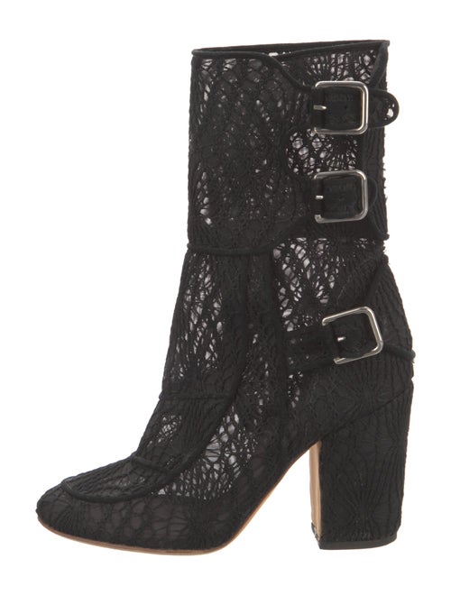 Laurence Dacade Mesh Lace Pattern Boots