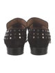 Laurence Dacade Suede Studded Accents Loafers
