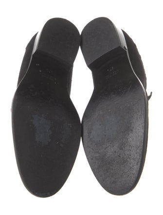 Laurence Dacade Suede Studded Accents Loafers