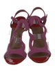 Laurence Dacade Suede T-Strap Sandals