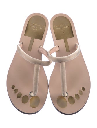 Laurence Dacade Velvet Slides