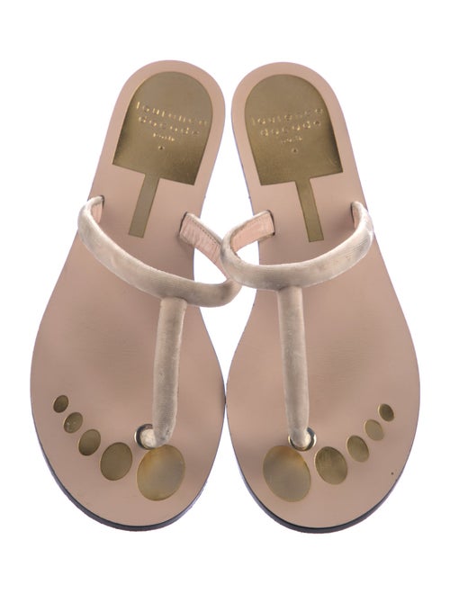 Laurence Dacade Velvet Slides