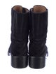 Laurence Dacade Velvet Combat Boots