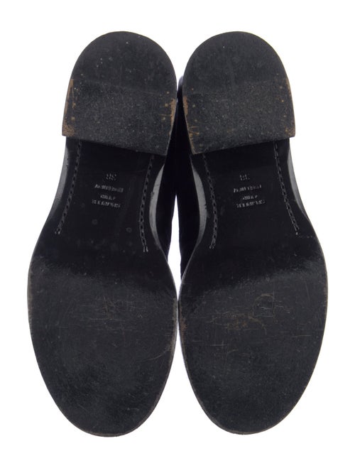 Laurence Dacade Velvet Combat Boots