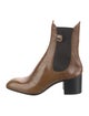 Laurence Dacade Leather Colorblock Pattern Chelsea Boots
