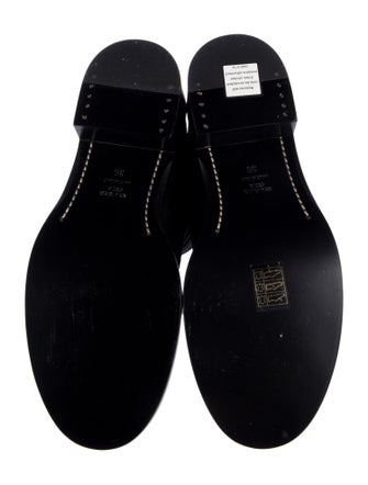 Laurence Dacade Suede Studded Accents Combat Boots