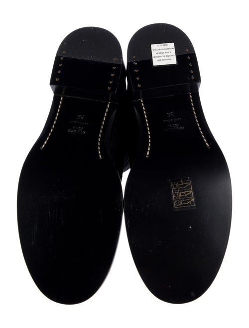 Laurence Dacade Suede Studded Accents Combat Boots