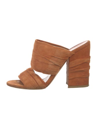 Laurence Dacade Suede Slides