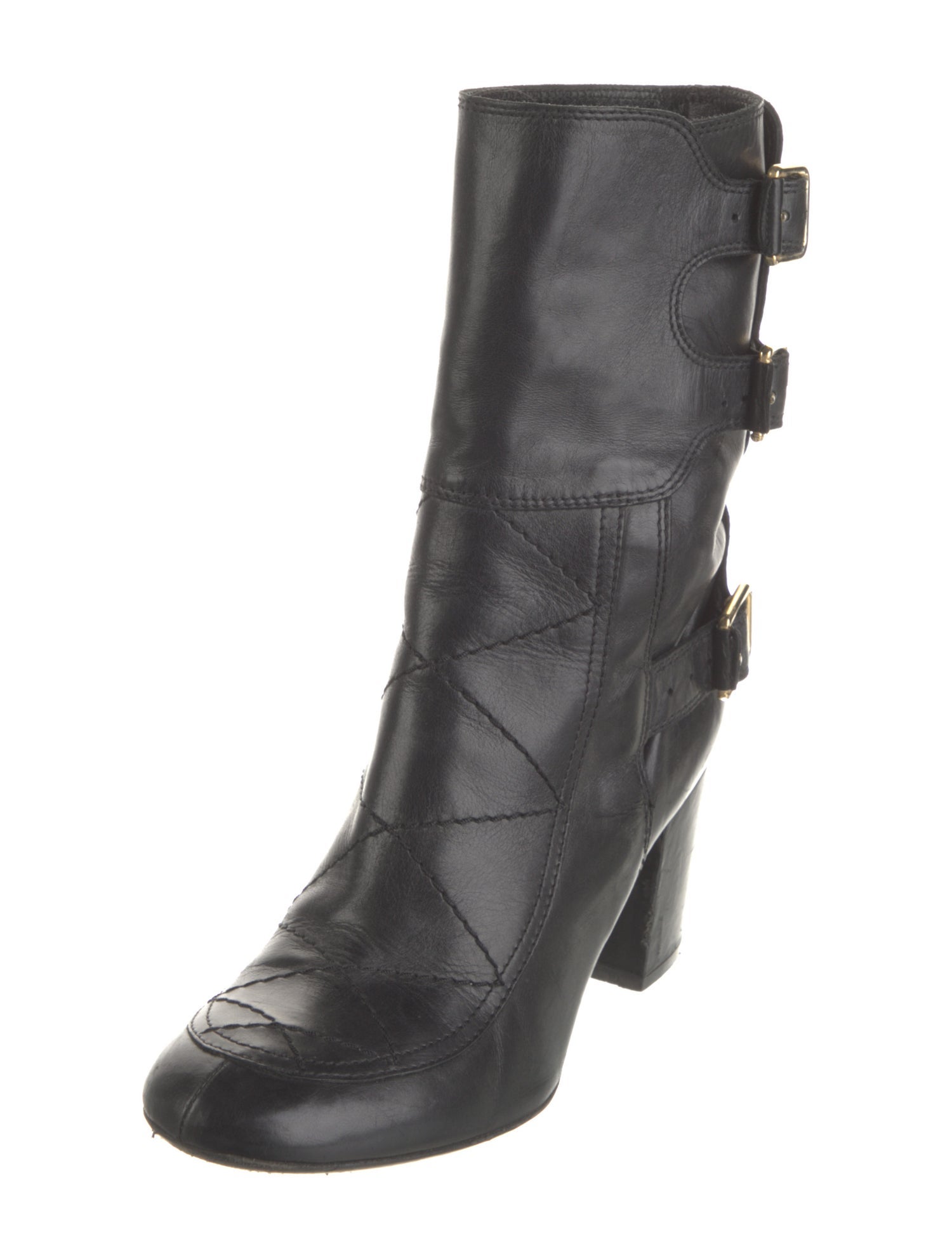 Laurence Dacade Leather Moto Boots