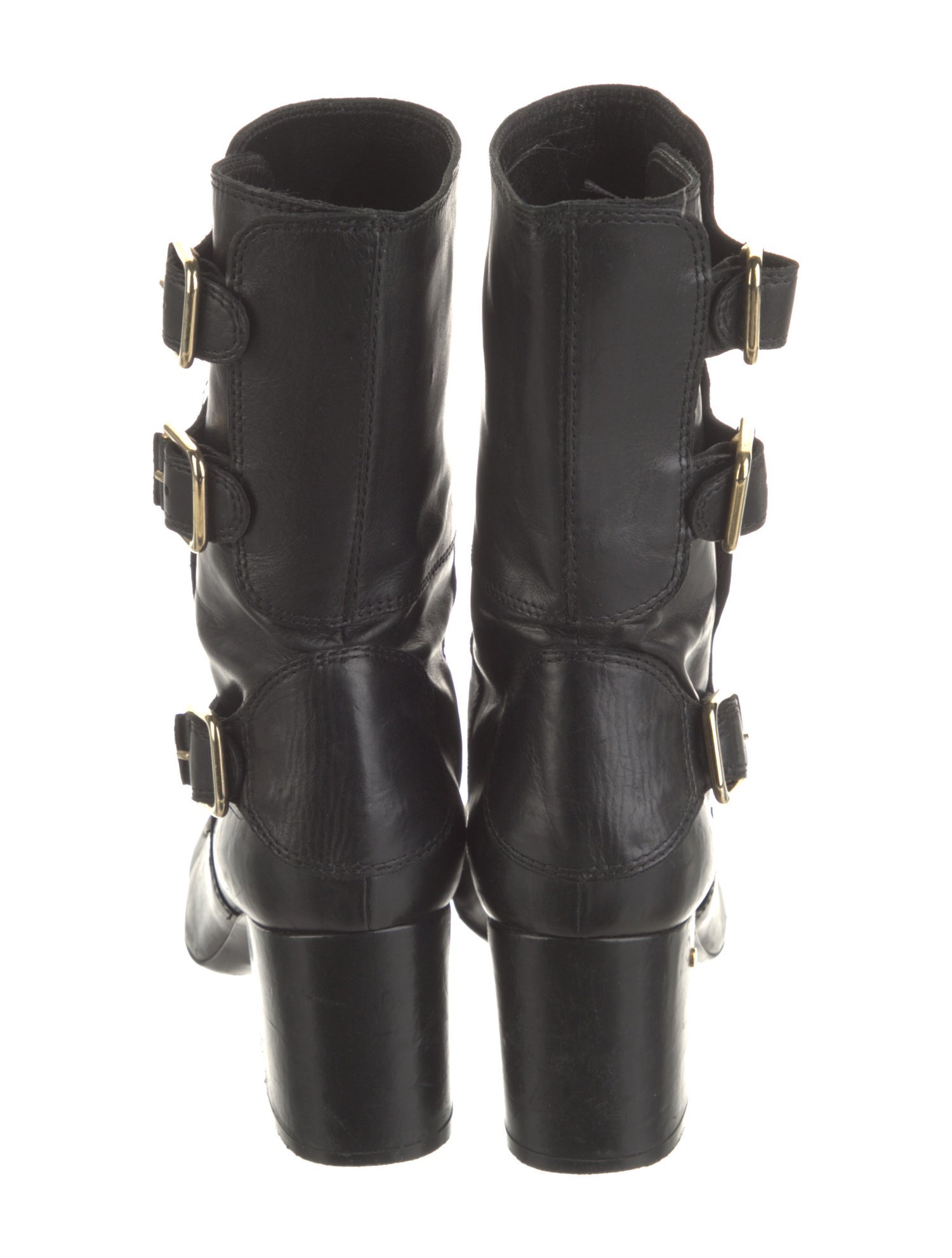 Laurence Dacade Leather Moto Boots