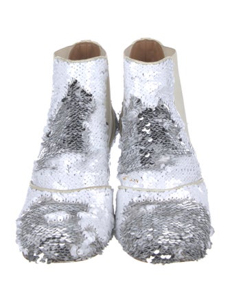 Laurence Dacade Sequins Patterned Lace-Up Boots