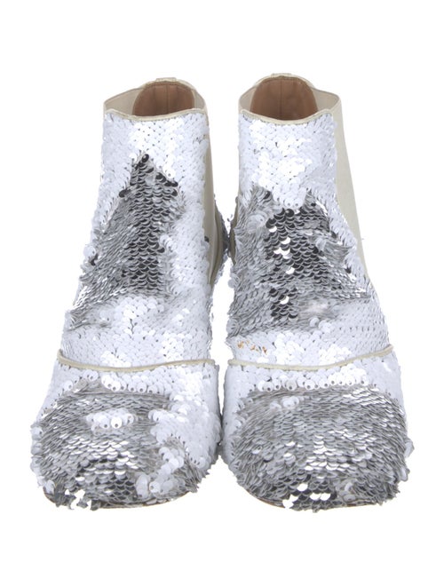 Laurence Dacade Sequins Patterned Lace-Up Boots