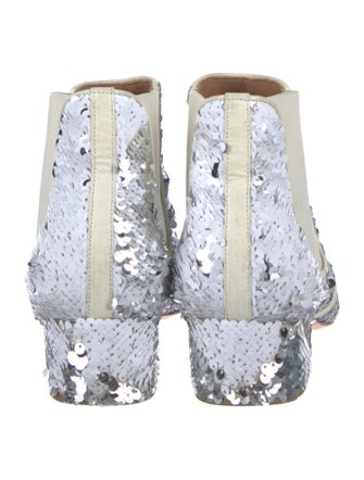 Laurence Dacade Sequins Patterned Lace-Up Boots