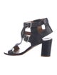 Laurence Dacade Leather T-Strap Sandals