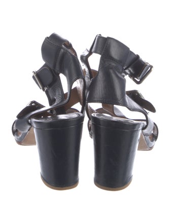 Laurence Dacade Leather T-Strap Sandals