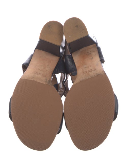 Laurence Dacade Leather T-Strap Sandals