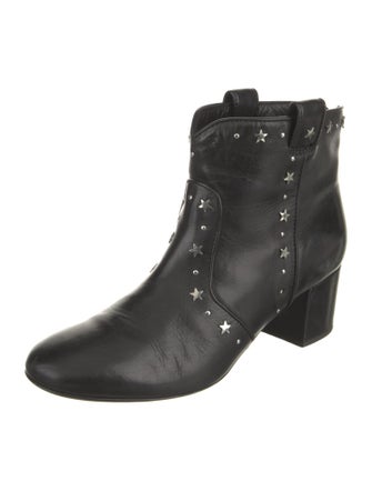 Laurence Dacade Leather Studded Accents Boots