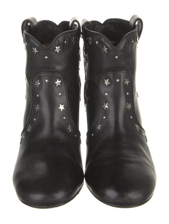 Laurence Dacade Leather Studded Accents Boots