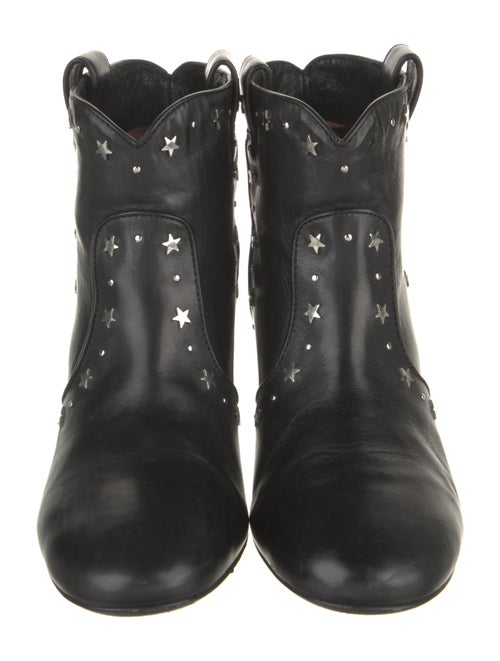 Laurence Dacade Leather Studded Accents Boots